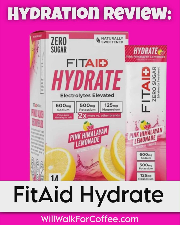 Hydration Review: FitAid Hydrate – Will Walk for Coffee